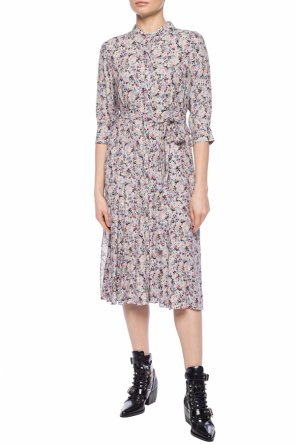 ‘chiara’ dress with tie fastening, zdjęcie 2 ‘chiara’ dress with tie fastening od AllSaints
